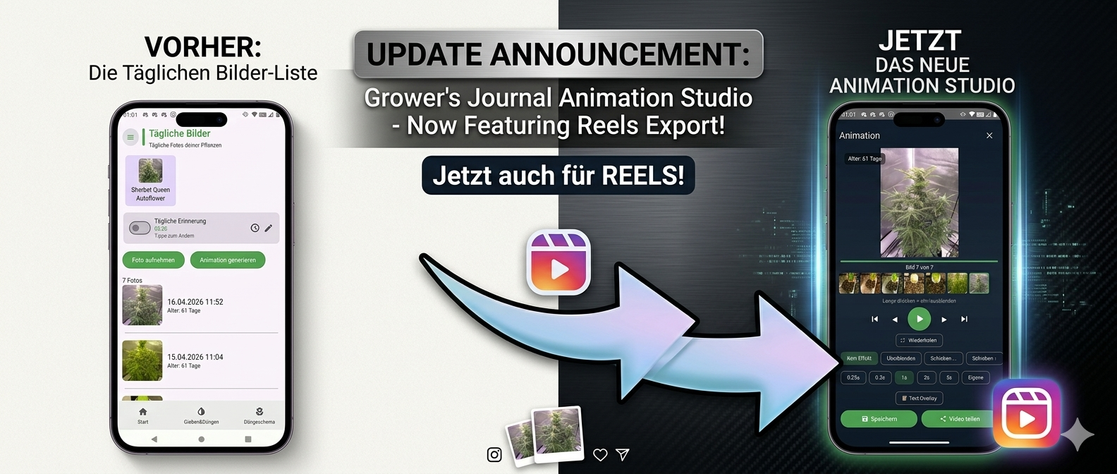 Grower's Journal v0.7.5: Das große Animation Studio Update!