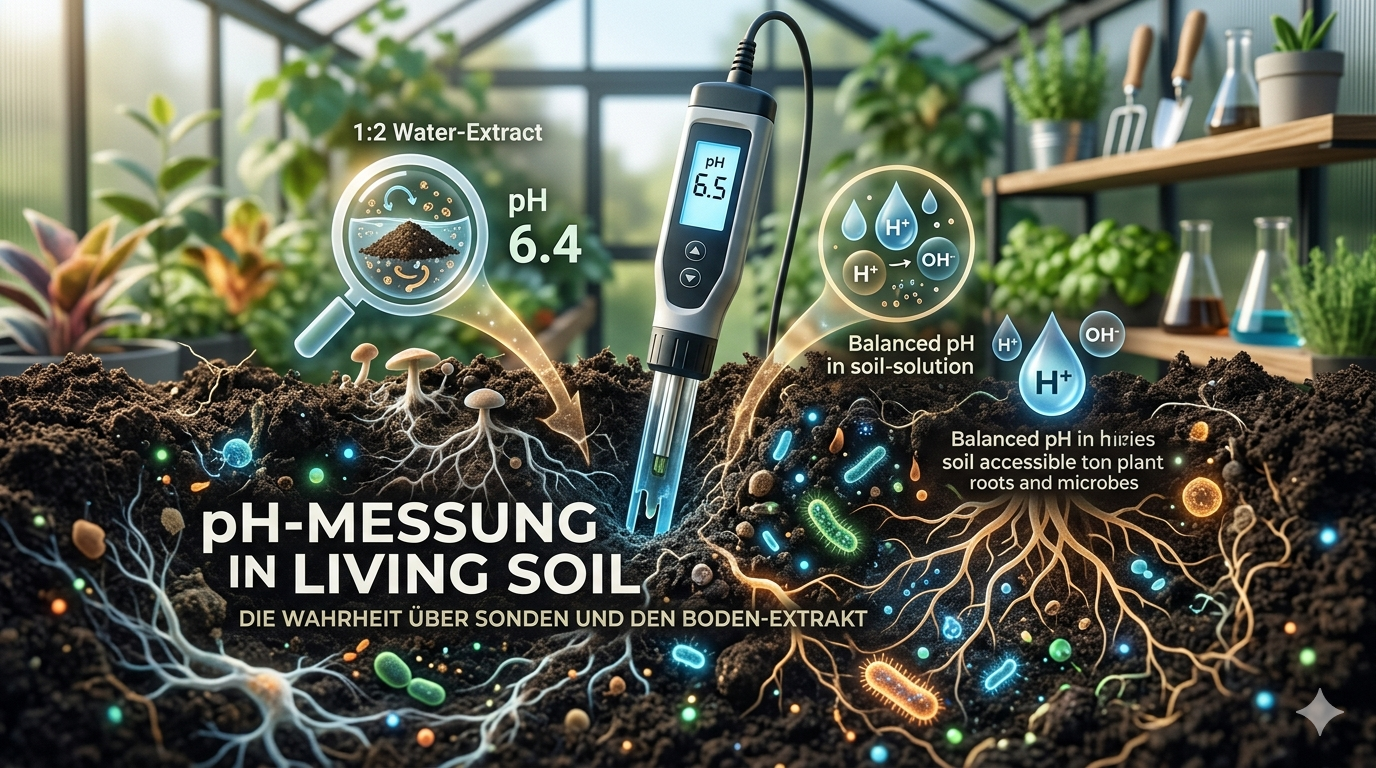 Mythos pH-Sonde: Warum die Messung in Living Soil anders funktioniert