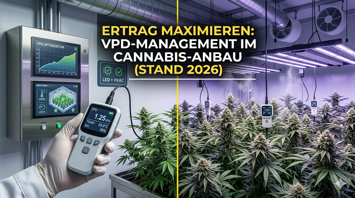 VPD-Management im Cannabis-Anbau: Der ultimative Hebel für Ertrag und Qualität